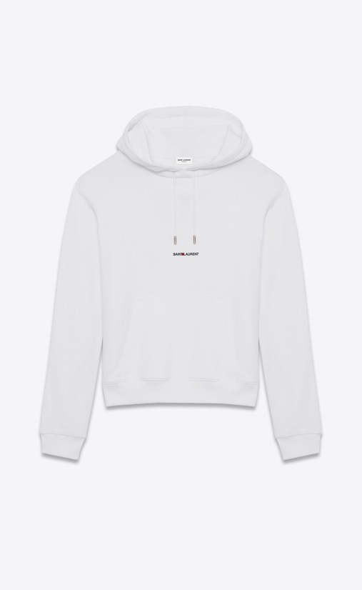 saint laurent logo hoodie